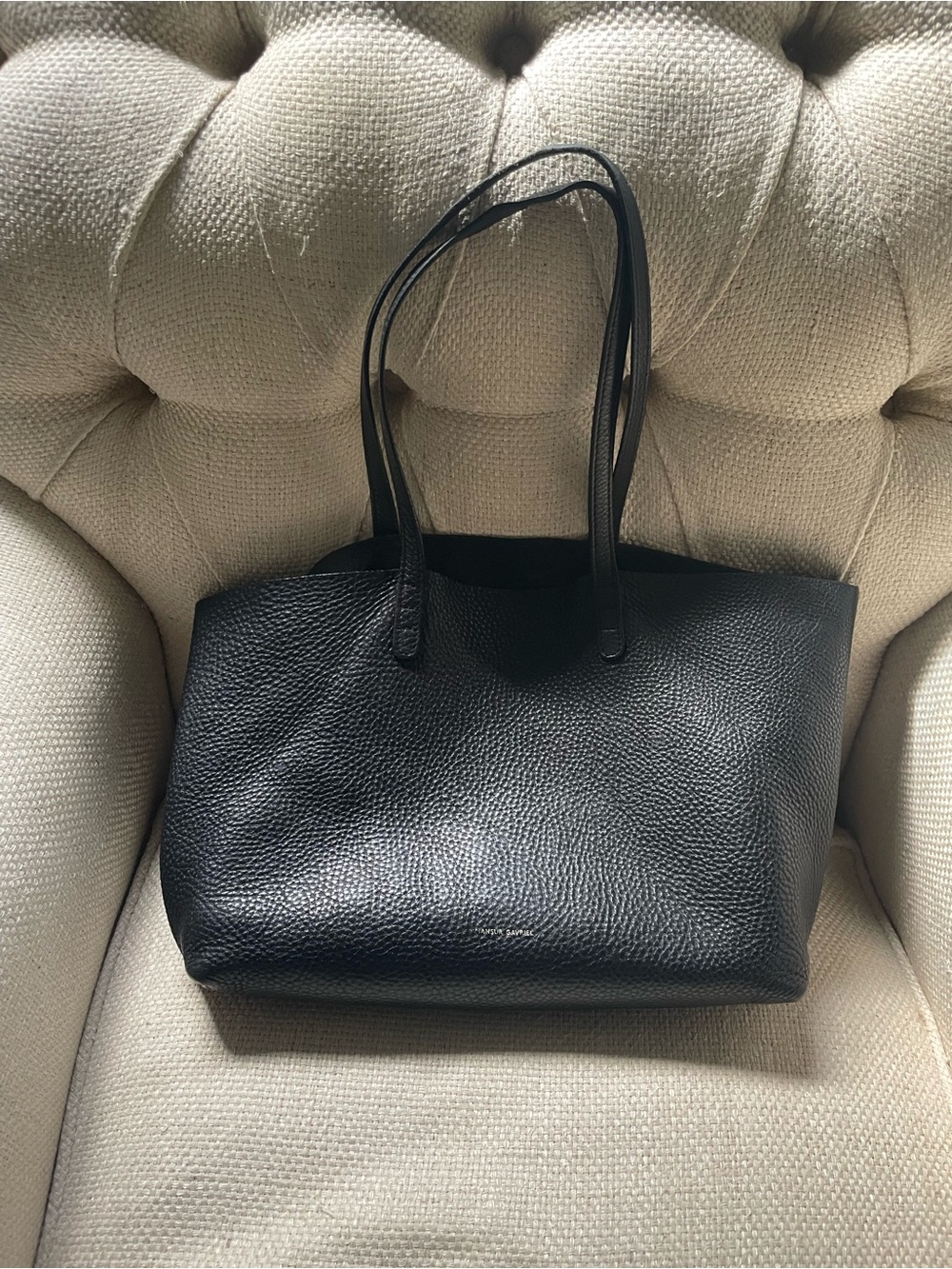 Mansur Gavriel Pebbled leather tote bag